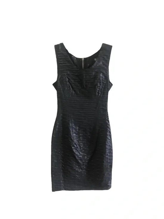 Dolce & Gabbana Black Textured Sheath Mini Dress - Picture 1 of 5